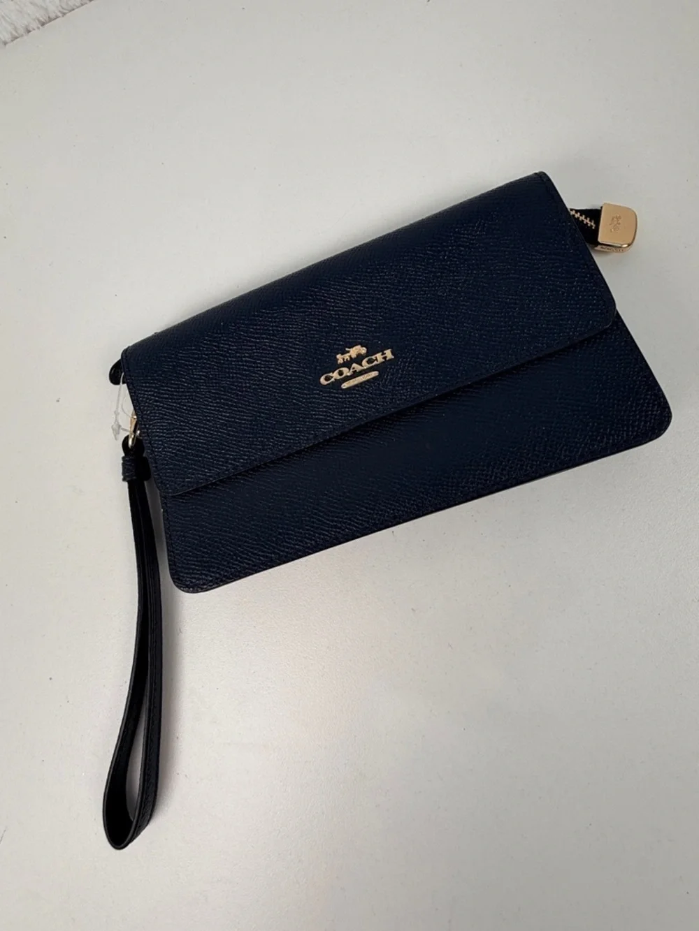 Coach wallet Navy Leather